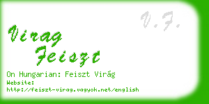 virag feiszt business card