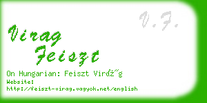 virag feiszt business card